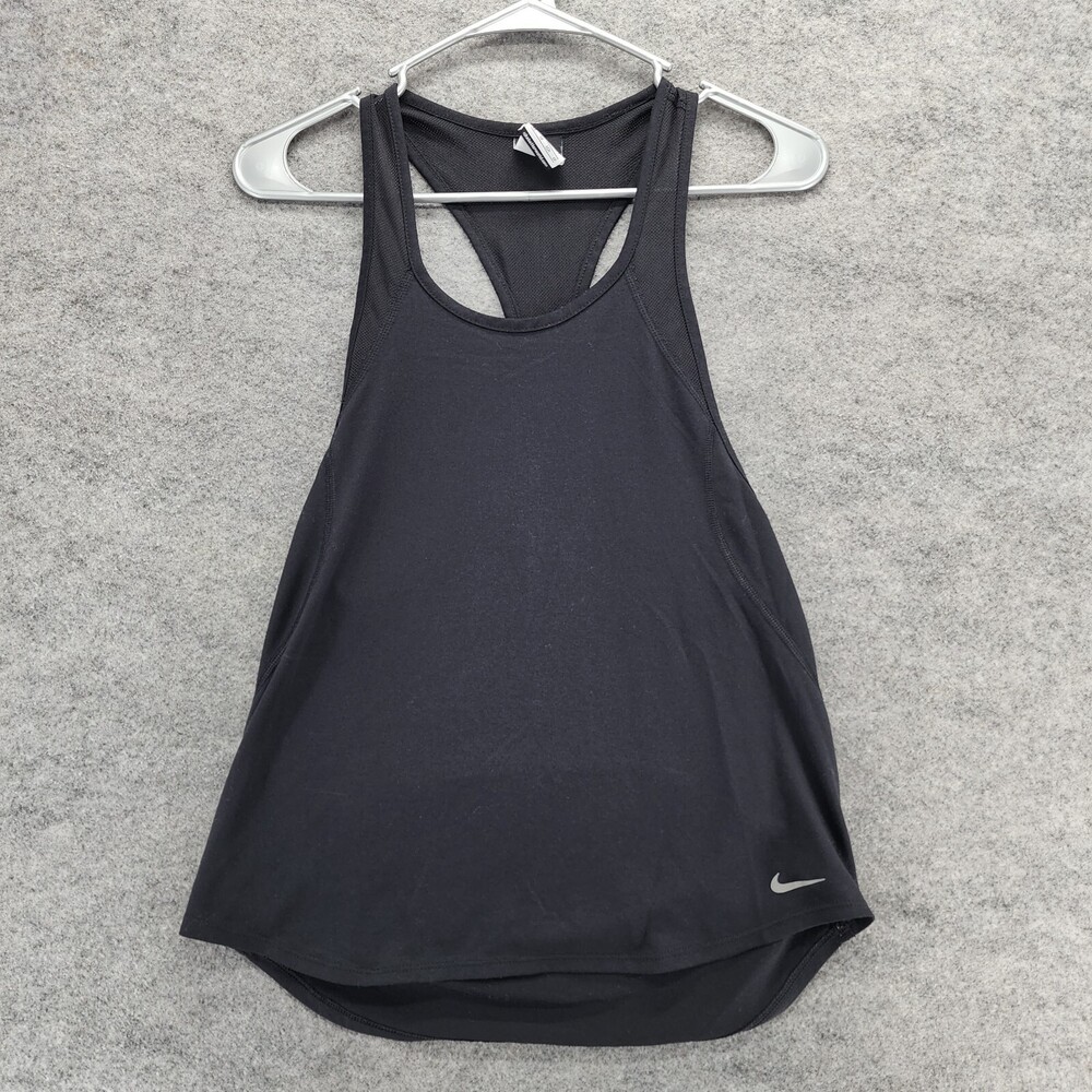 Nike Tank Top Womens XS Dri Fit Athletic Cut Black